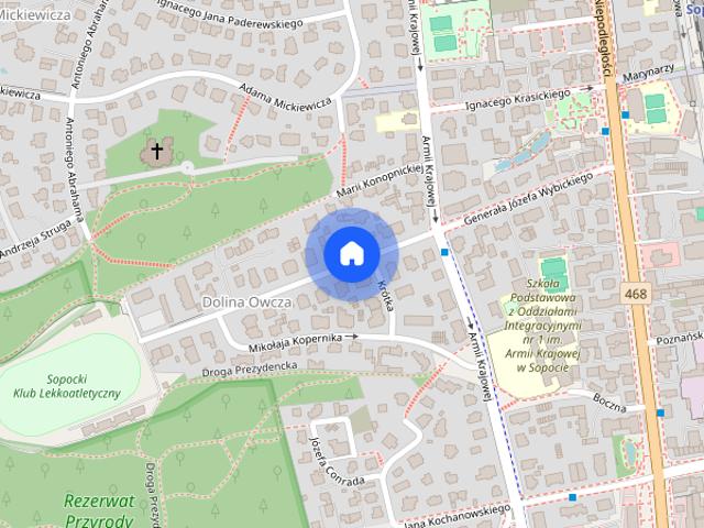 Na wynajem 3 pokoje Sopot Górny