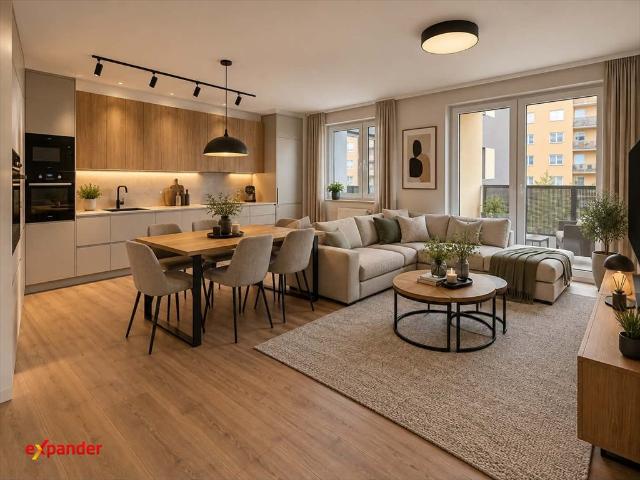 Na sprzedaż nowoczesne 3 pokojowe mieszkanie 65 m² z balkonem