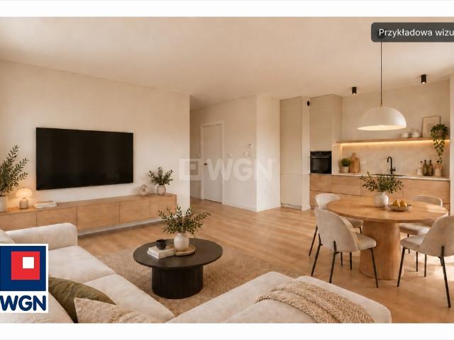 Na sprzedaż nowoczesne 2 pokojowe mieszkanie 48 m² z balkonem
