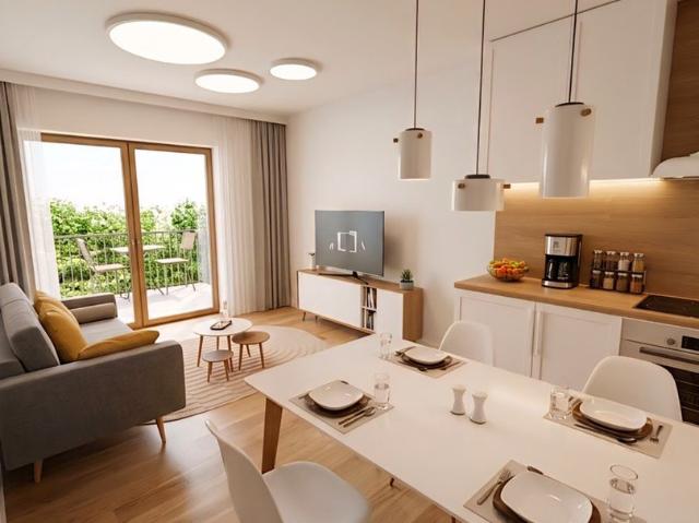 Na sprzedaż nowoczesne mieszkanie 32 m² z balkonem i komórką