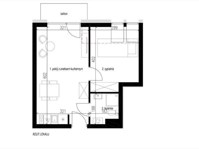 Na sprzedaż nowoczesny apartament 32,75 m² z balkonem w Karpaczu