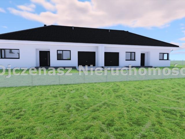 Na sprzedaż nowoczesny dom bliźniaczy 130 m² z działką 450 m²