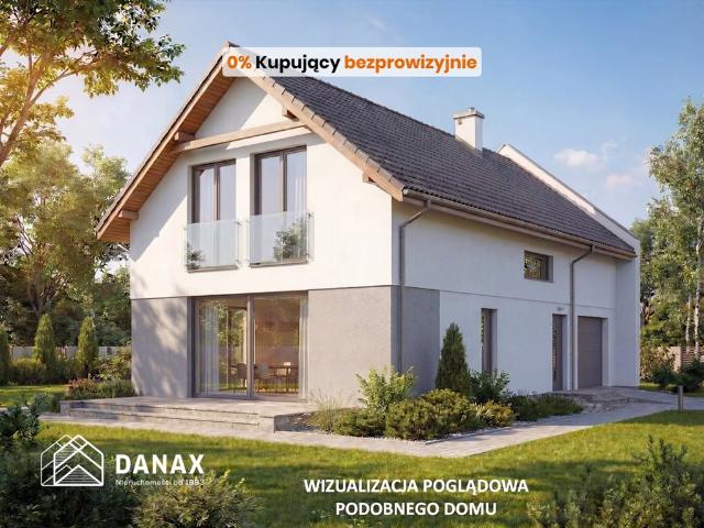 Na sprzedaż nowoczesny dom 193 m² z garażem w spokojnej Garliczce