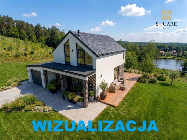 Na sprzedaż nowoczesny dom 120 m² z pięknym widokiem na jeziora