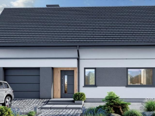 Sprzedam nowoczesny dom 128 m² z garażem 43 m² w Wilkowie
