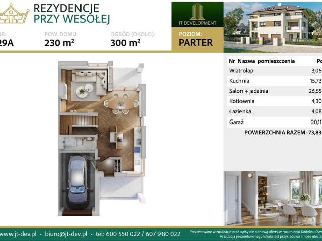 Na sprzedaż nowoczesny dom 230 m² z 5 sypialniami w Michałowicach
