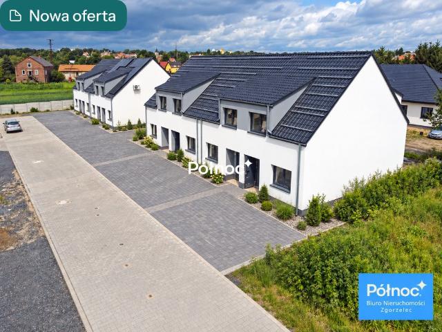 Na sprzedaż nowoczesny dom 91 m² z ogródkiem w Zgorzelcu