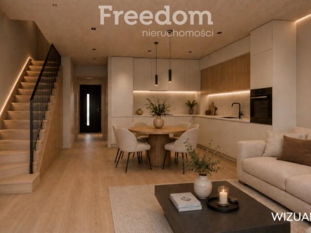 Nowoczesny segment 126 m² z ogrodem w Zielonce polecam!