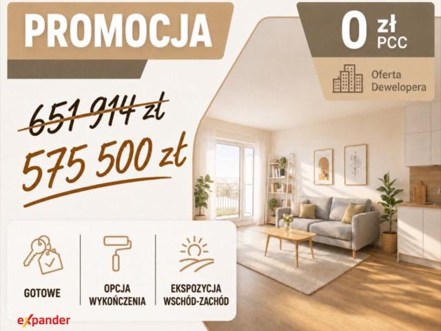 Na sprzedaż funkcjonalne 3 pokojowe mieszkanie 57 m² z dwoma balkonami