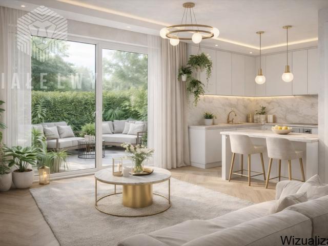 Na sprzedaż funkcjonalne mieszkanie 27,72 m² z ogródkiem w Wilanowie