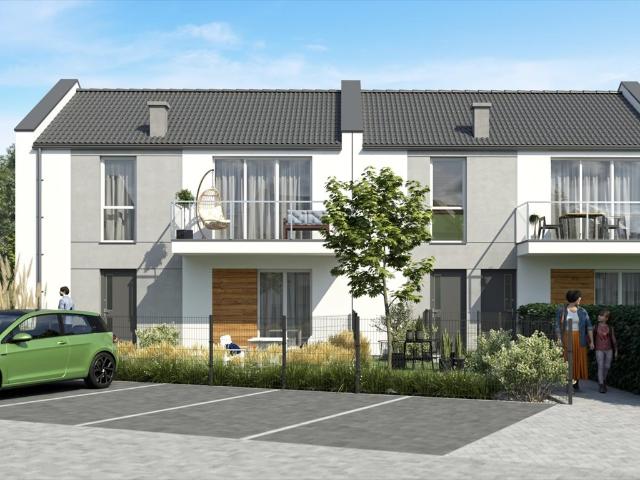 Na sprzedaż przestronny dom szeregowy 55 m² z miejscem postojowym