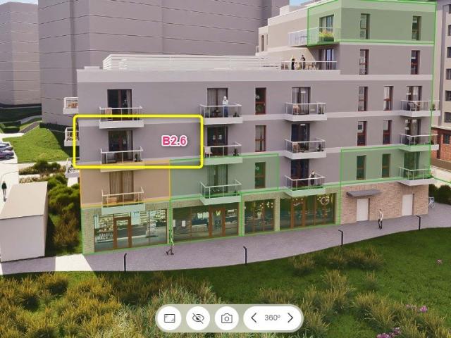 Na sprzedaż przestronne 28,9 m² mieszkanie z balkonem w Psie Pole