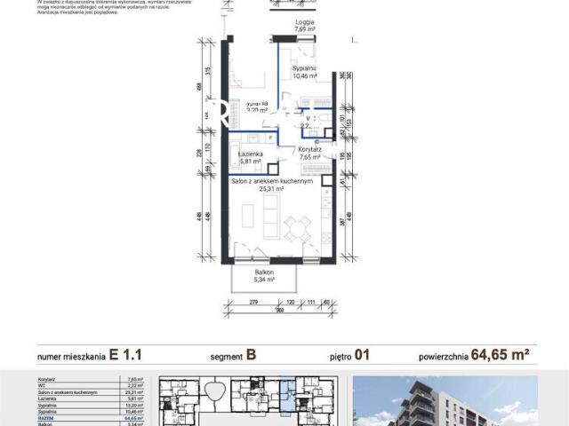 Na sprzedaż przestronne 3 pokojowe mieszkanie 64,55 m² w Krakowie