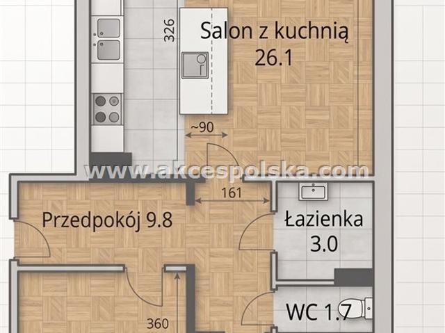 Na sprzedaż przestronne 3 pokojowe mieszkanie 68 m² z balkonem w Warszawie