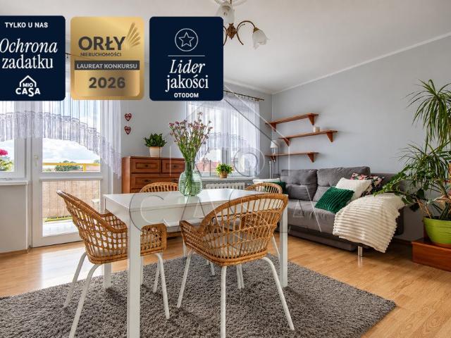 Do sprzedania przestronne 65,9 m² mieszkanie na ostatnim piętrze