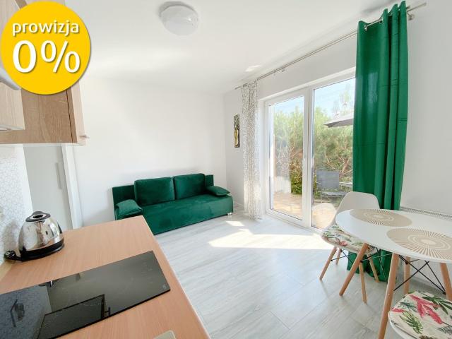 Apartament 25 m² z tarasem w Grzybowie blisko plaży
