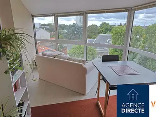 Nantes 44100 Achat / Vente appartement 2 pièces t2 au dernier étage parking