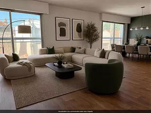 Nantes 44100 Achat / Vente appartement 4 pièces t4 cave
