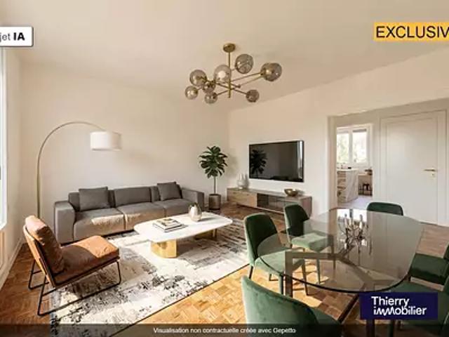 Nantes 44100 Achat / Vente appartement 4 pièces t4 cave