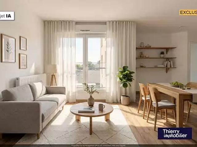 Nantes 44300 Achat / Vente appartement 2 pièces t2 parking