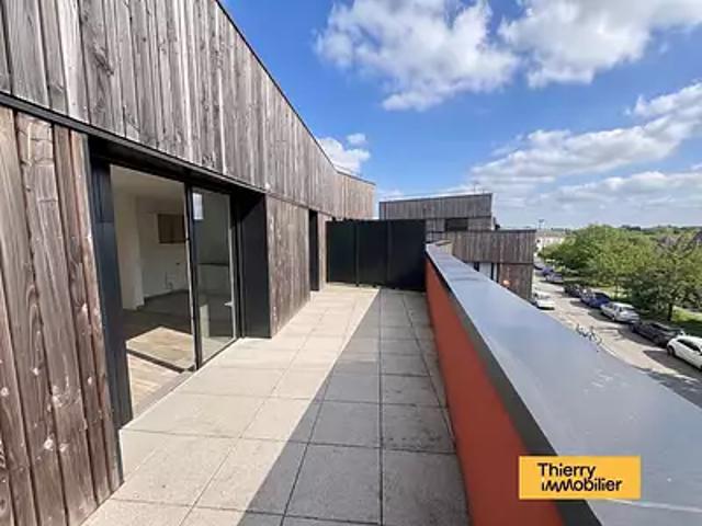Nantes 44300 Achat / Vente appartement 4 pièces t4 au dernier étage parking