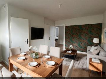 NANTES Appartement T2 rénové Place Zola Vue dégagée