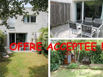 NANTES La Beaujoire / Maison 3 CHBRES + Jardin + place de parking