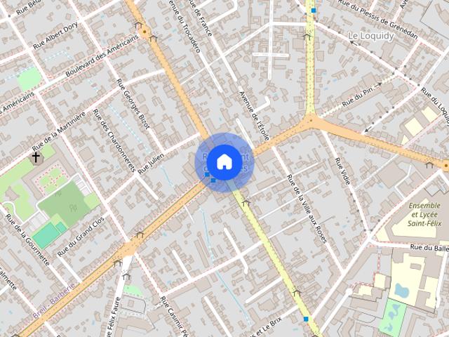 Nantes Rond Point de Rennes