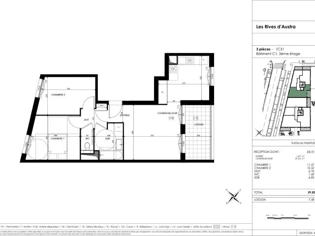 NANCY, Votre appartement T3 neuf proximité centre et rives de Meurthe Appartement T3 neuf – Nancy | Proche hyper centre & Rives de Meurthe
