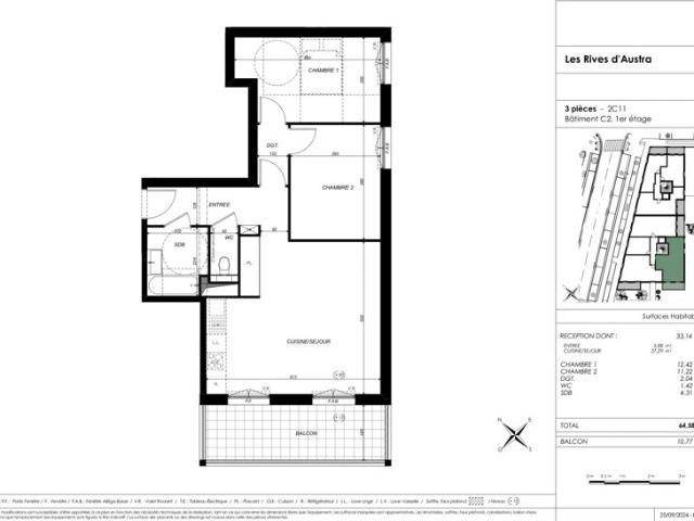 NANCY, Votre appartement T3 neuf proximité centre et rives de Meurthe Appartement T3 neuf – Nancy | Proche hyper centre & Rives de Meurthe