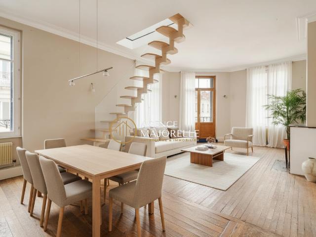 Nancy Quartier Pépinière: Duplex avec Terrasse Tropézienne 133 m2 au sol