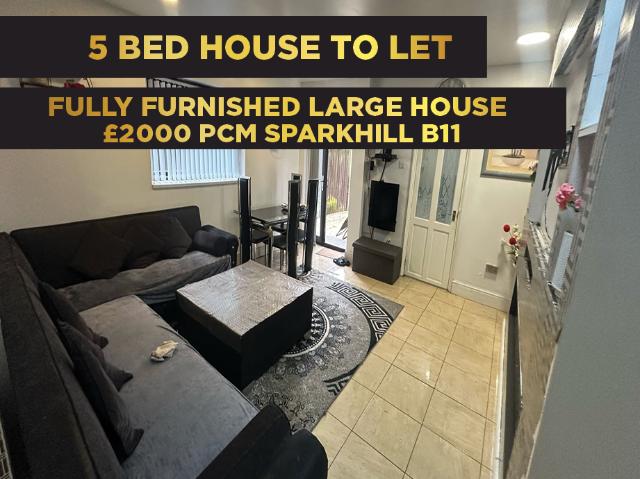 Nansen Road, Sparkhill B11 5 bed semi detached house to rent £2,000 pcm £462 pw