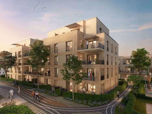 Nachhaltig wohnen: Familienwohnung mit 4 Zimmern und großem Balkon