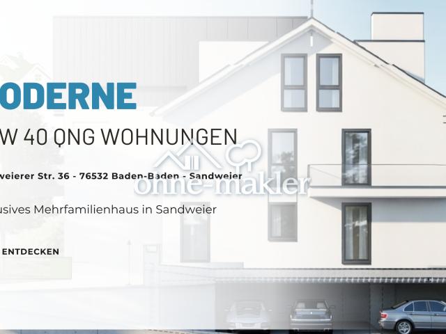 Nachhaltige 4 Zimmer Neubauwohnung in Baden Baden Sandweier