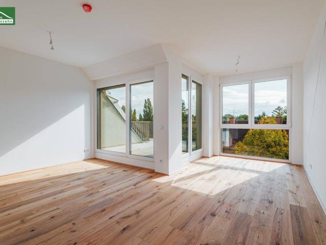 Nachhaltige Dachgeschoss Wohnung mit geräumiger Terrasse in Rodaun Erstbezug mit Luftwärmepumpe