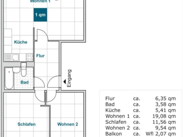 Nachmieter gesucht – 3 Zimmer Wohnung in Dresden Leuben,ab 01.12.2026