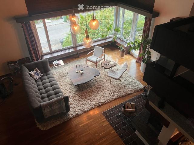 Nachmieter gesucht: 5.5 Zimmer Architektenhaus mit Panorama Seesicht, Badesteg und Südterrasse