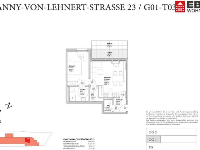 Nachmieter gesucht für 2 Zimmer Wohnung: Wohnen in der Fanny von Lehnert Straße im Zentrum von Salzburg Erstbezug 2025