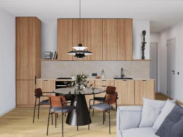 Nahe Maybachufer: Brandneue 1/2 Zimmer Wohnung mit Balkon