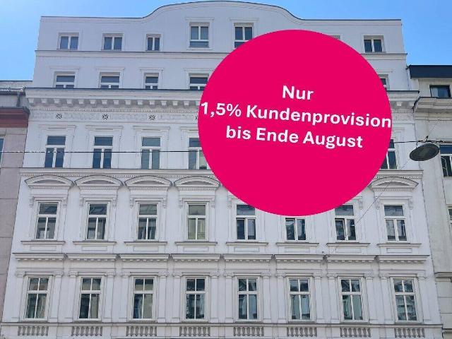 Nähe Naschmarkt: Vermietete Dachgeschoß Maisonettewohnung mit wunderschönen Terrassen!