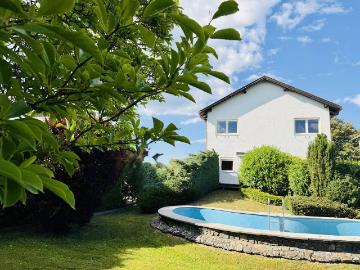 NÄHE BADEN! EIN oder ZWEIFAMILIENHAUS MIT TRAUMHAFTEN GARTEN!