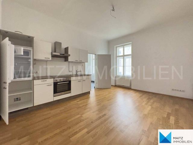 Nahe Loquaiplatz: Altbauwohnung im 2. Stock | Hofruhelage