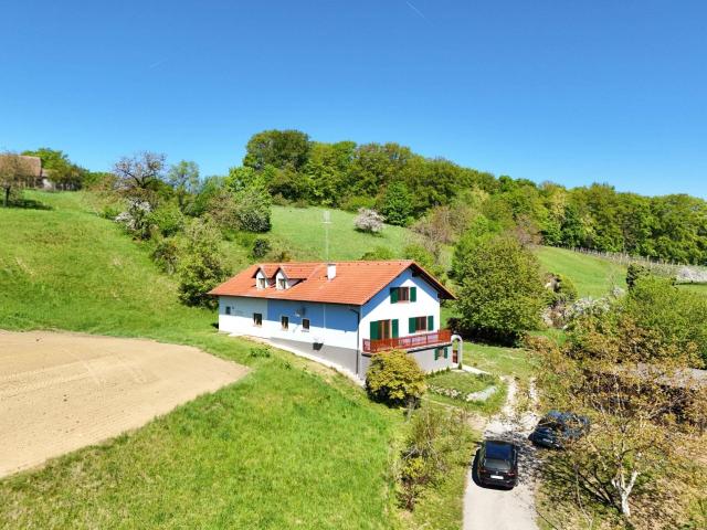 Nähe Übersbach bei Fürstenfeld: Großzügiges Wohnhaus in erhöhter Ruhelage mit traumhafter Aussicht