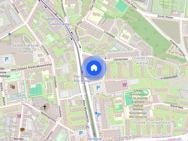 Najem Hanza Tower apartament trzypokojowy /1.10
