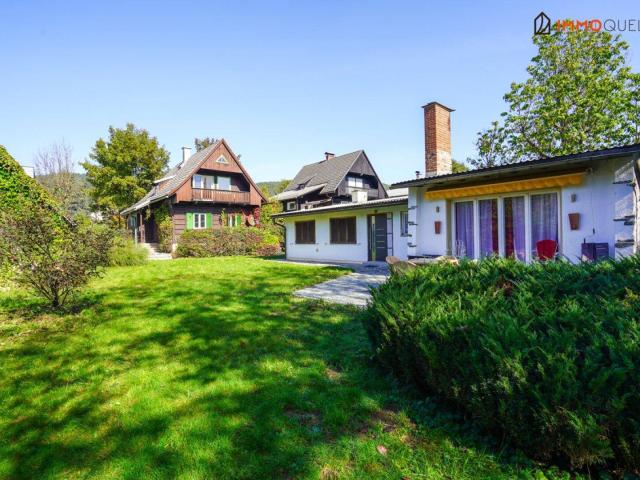 Natur trifft Lage Einfamilienhaus mit Bungalow, Terrasse, großzügigem Garten und Gartenhütte in Velden am Wörthersee