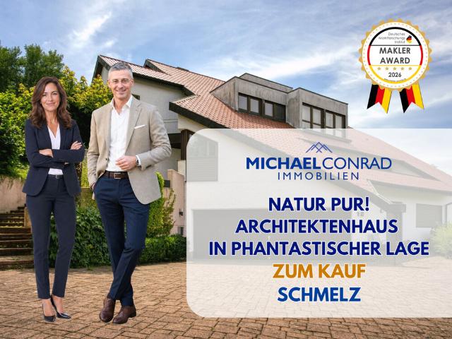 Natur pur! Außergewöhnliches Architektenhaus in traumhafter Lage und mit Einliegerwohnung