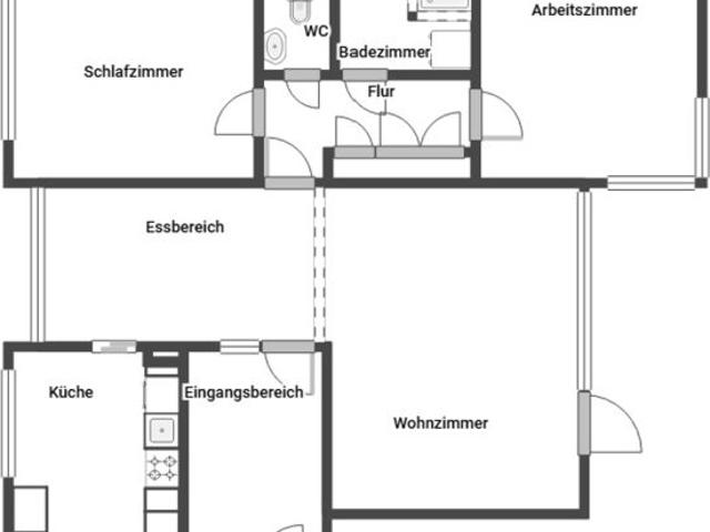 Naturnah wohnen, stadtnah leben: Gepflegte 3 Zimmer Wohnung mit Balkon und Garage