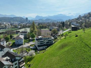 Roggern, Kriens, Kanton Luzern - Parkplatz