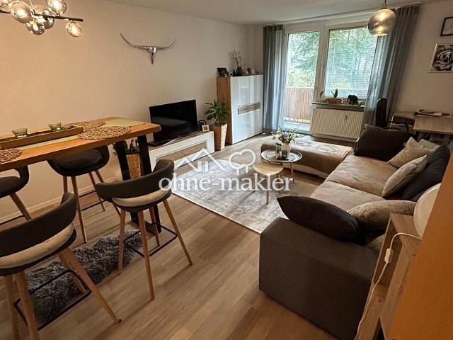 Naturnahe EG Wohnung mit Balkon
