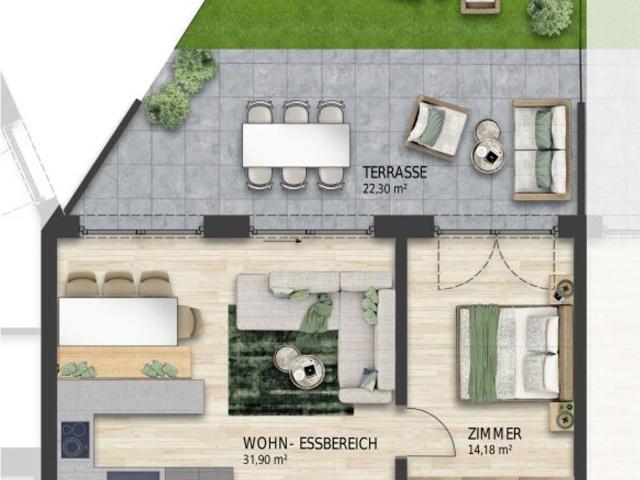 Naturnahes Wohnen in Zentrumsnähe Zirl, Kalvarienberg Top w03